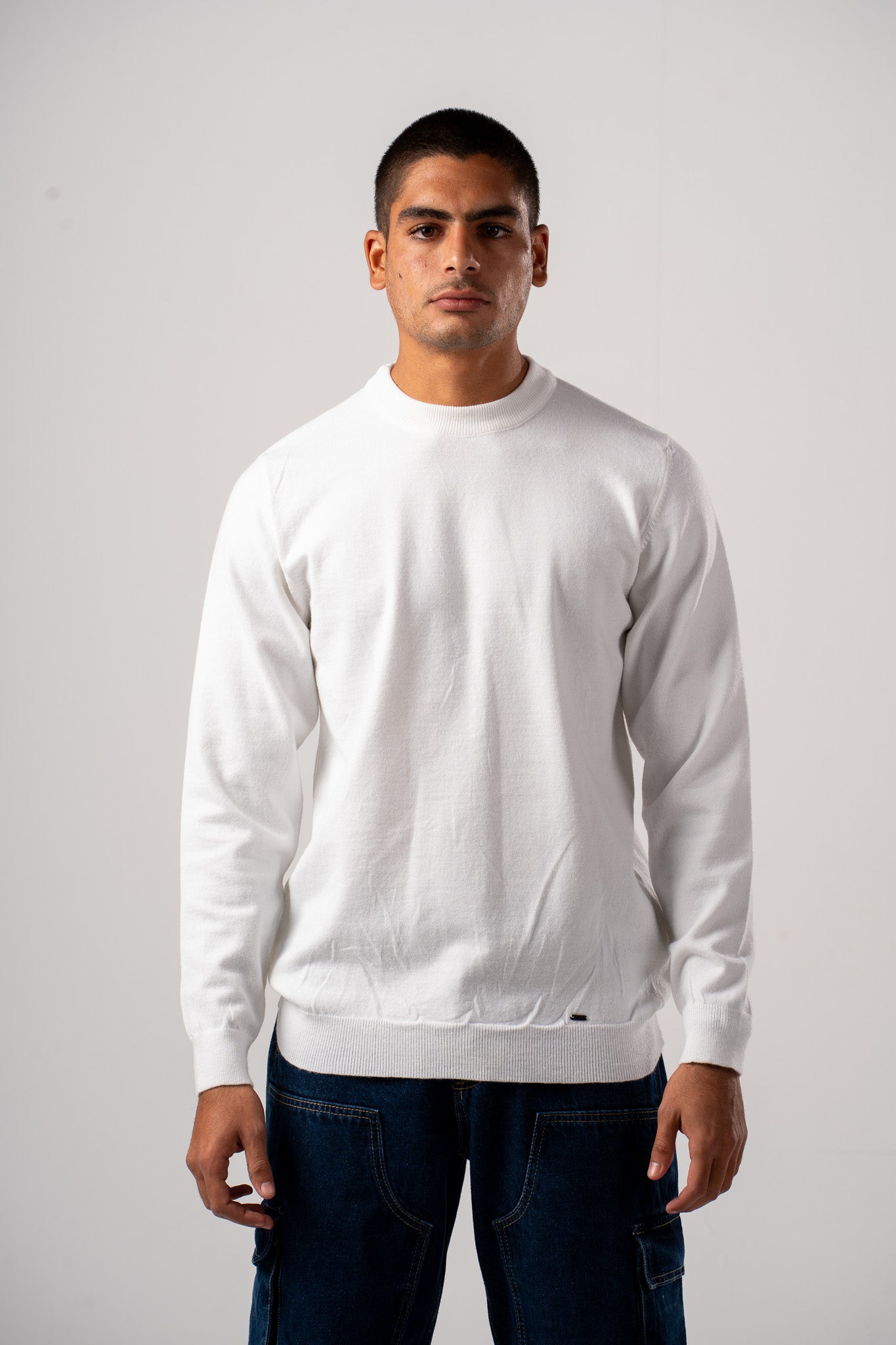Off White Crewneck Pullover